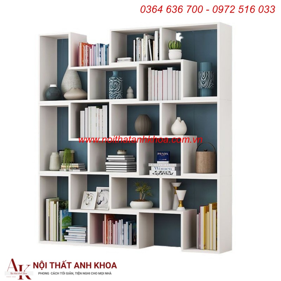 Ảnh: Kệ Sách Trang Trí Gỗ MDF Màu Trắng Đẹp Giá Rẻ Ảnh: Kệ Sách Trang Trí Gỗ MDF Màu Trắng Đẹp Giá Rẻ