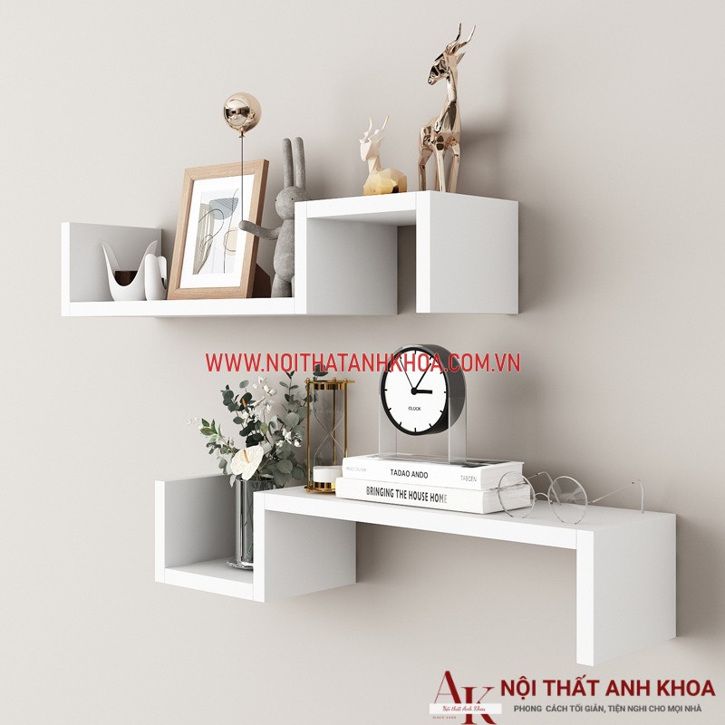 Kệ sách treo tường đẹp gỗ công nghiệp cao cấp giá rẻ Kệ sách treo tường đẹp gỗ công nghiệp cao cấp giá rẻ