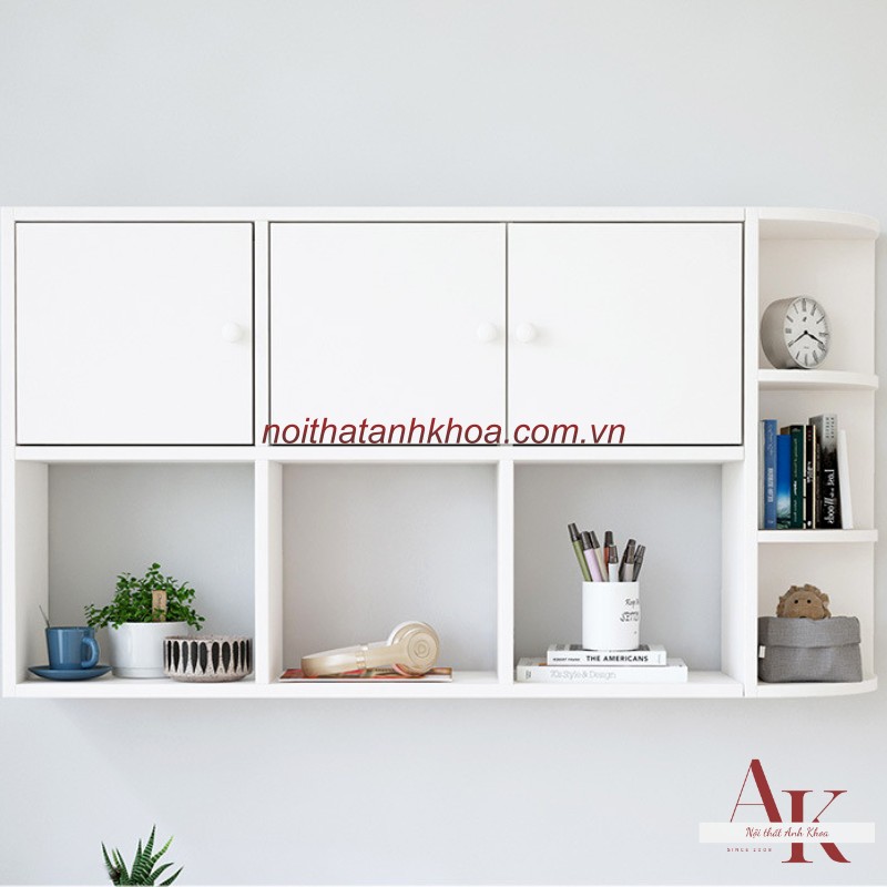 Kệ Sách Treo Tường Gỗ MDF Hiện Đại Tiện Lợi Kệ Sách Treo Tường Gỗ MDF Hiện Đại Tiện Lợi