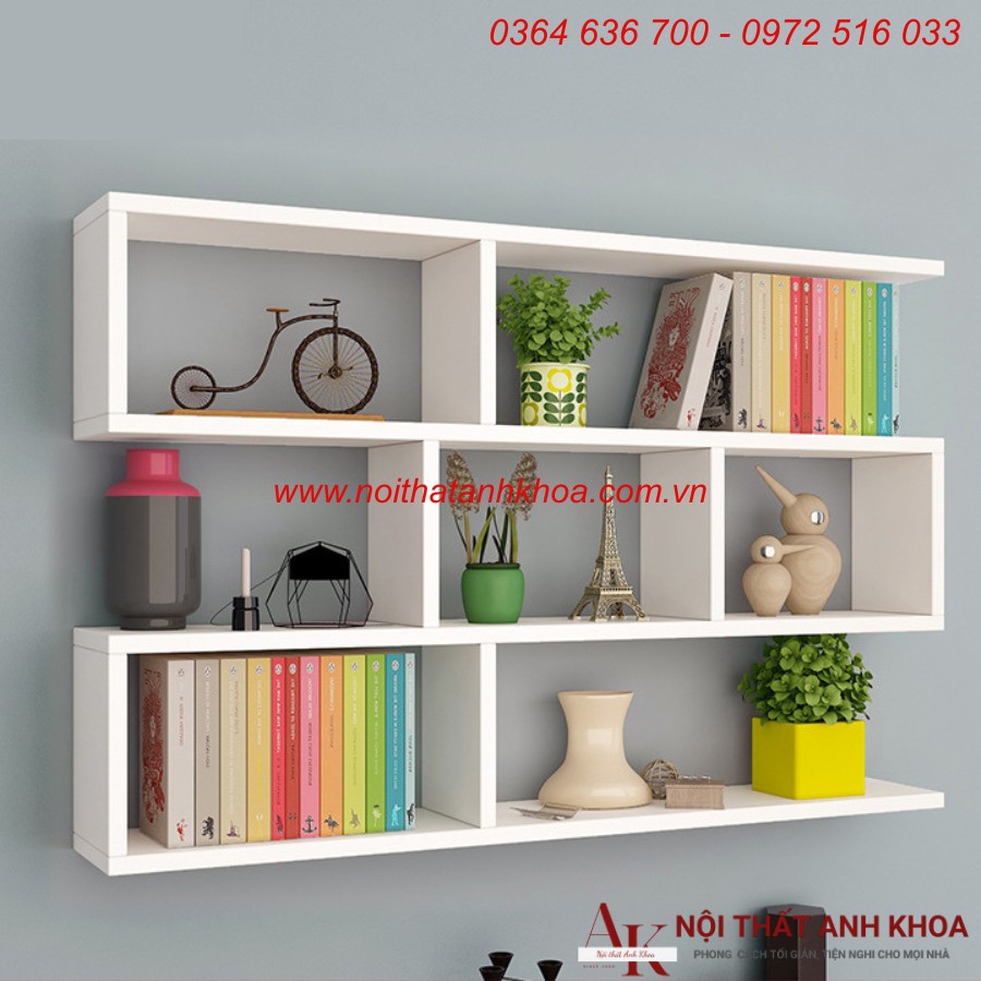 Kệ Sách Treo Tường Mini Gỗ Công Nghiệp Đẹp Kệ Sách Treo Tường Mini Gỗ Công Nghiệp Đẹp
