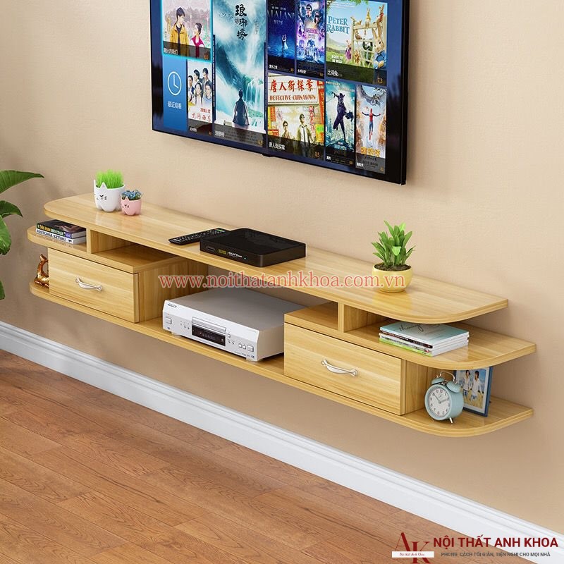 Kệ Tivi Gắn Tường Gỗ MDF Đẹp Hiện Đại Kệ Tivi Gắn Tường Gỗ MDF Đẹp Hiện Đại