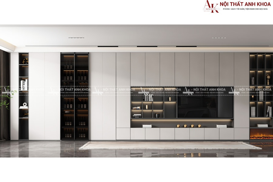 Kệ tivi kết hợp tủ rượu Kệ tivi kết hợp tủ rượu