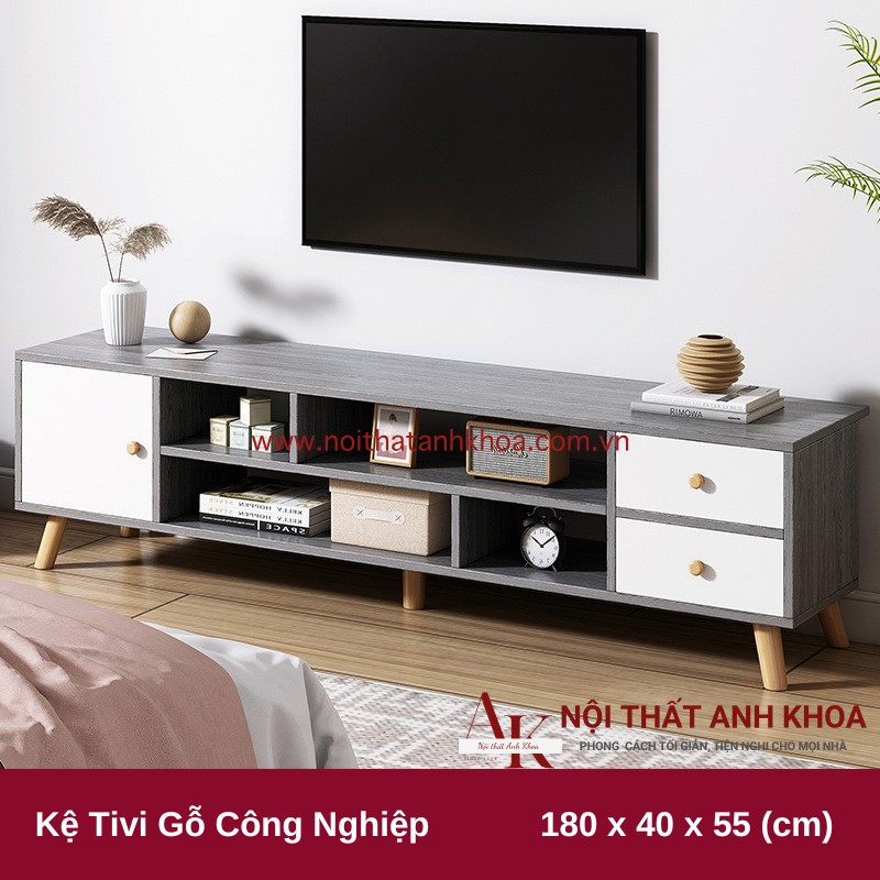 Kệ Tivi Phòng Khách Gỗ Công Nghiệp Đẹp Giá Tốt Kệ Tivi Phòng Khách Gỗ Công Nghiệp Đẹp Giá Tốt