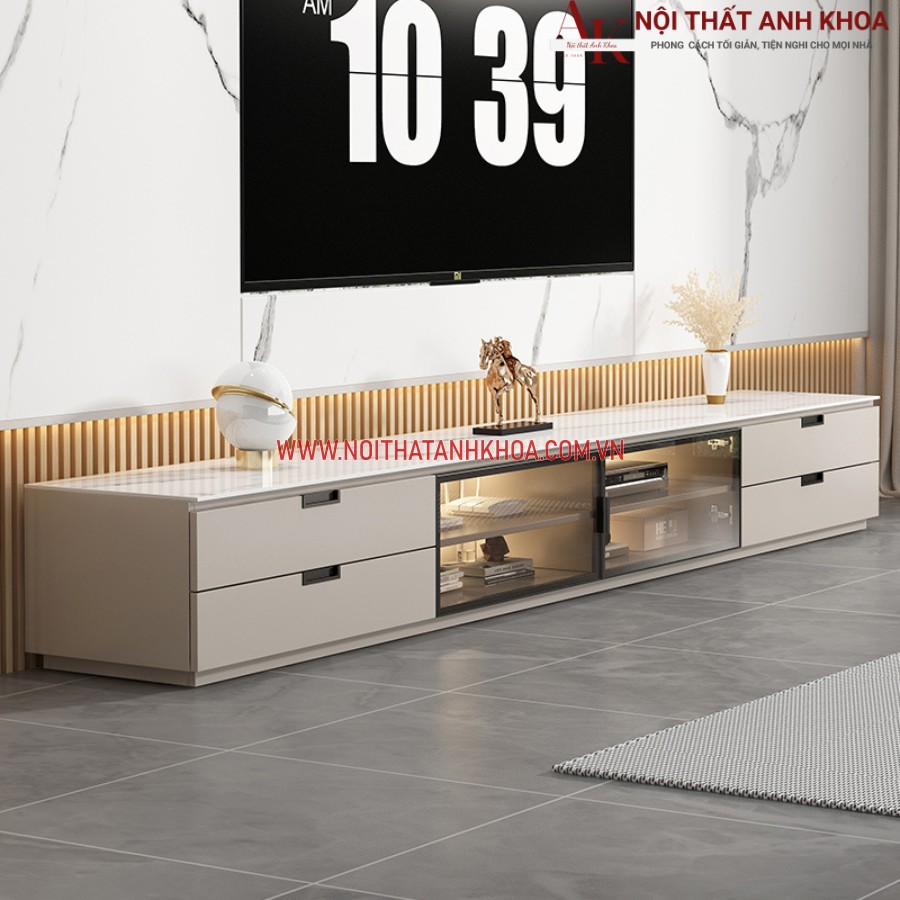 Kệ tivi trang trí phòng khách gỗ công nghiệp hiện đại Kệ tivi trang trí phòng khách gỗ công nghiệp hiện đại