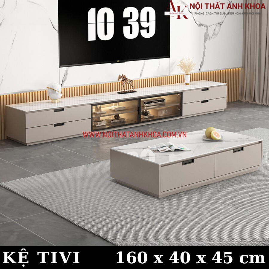 Kệ tivi trang trí phòng khách gỗ công nghiệp hiện đại Kệ tivi trang trí phòng khách gỗ công nghiệp hiện đại