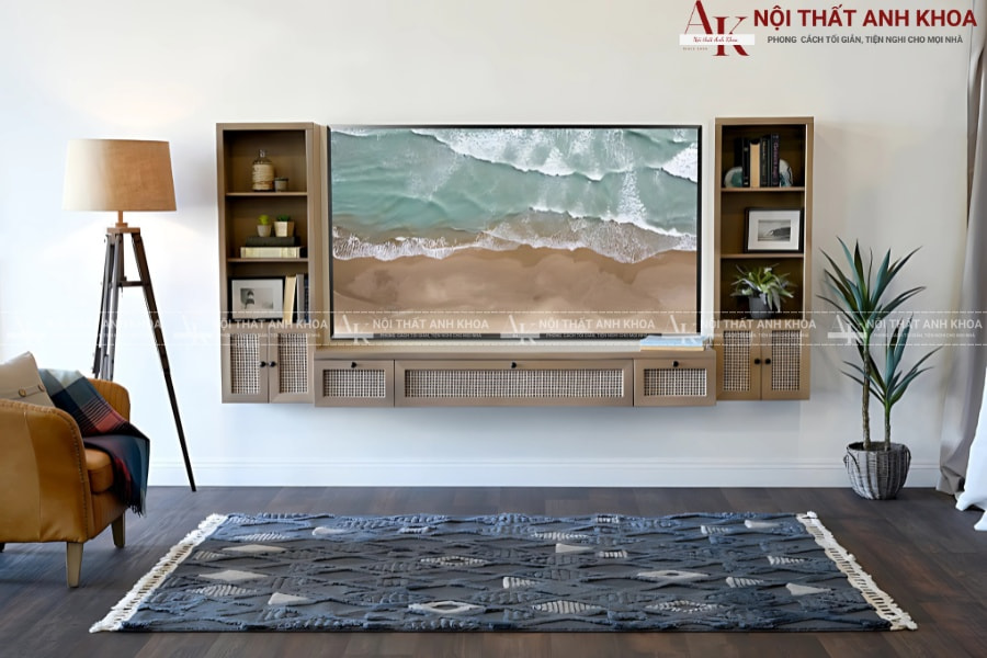 Kệ tivi treo tường gỗ MDF giá rẻ, giao hàng tận nơi Kệ tivi treo tường gỗ MDF giá rẻ, giao hàng tận nơi