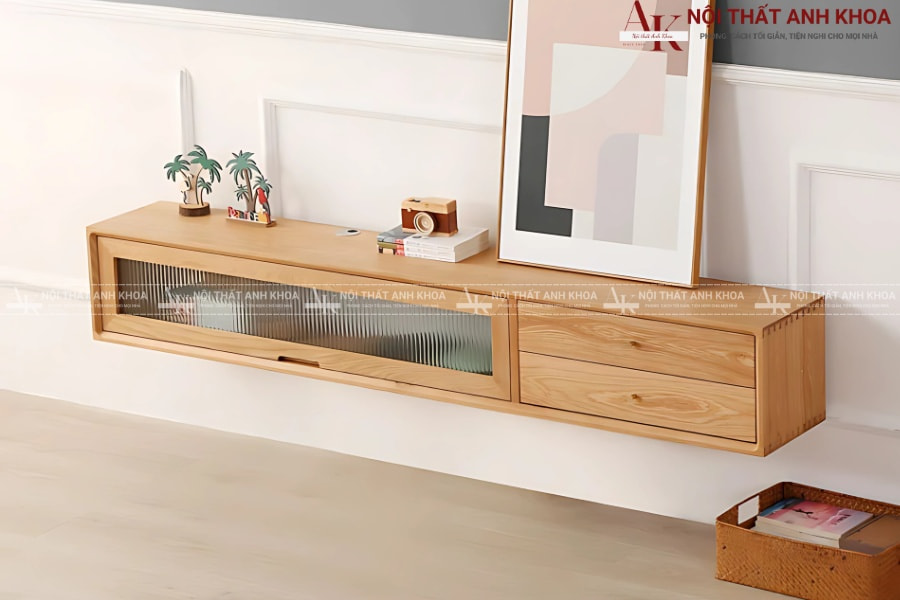 Kệ tivi treo MDF - Hiện đại, sang trọng cho nhà bạn Kệ tivi treo MDF - Hiện đại, sang trọng cho nhà bạn