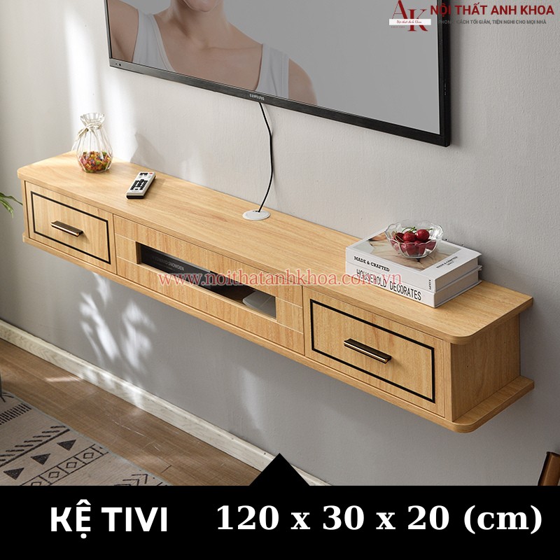 Kệ Tivi Treo Tường Phòng Khách Gỗ Công Nghiệp Giá Rẻ Kệ Tivi Treo Tường Phòng Khách Gỗ Công Nghiệp Giá Rẻ