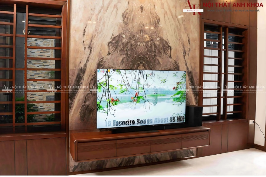 Kệ tivi treo tường gỗ MDF - Lựa chọn tối ưu cho không gian sống Kệ tivi treo tường gỗ MDF - Lựa chọn tối ưu cho không gian sống