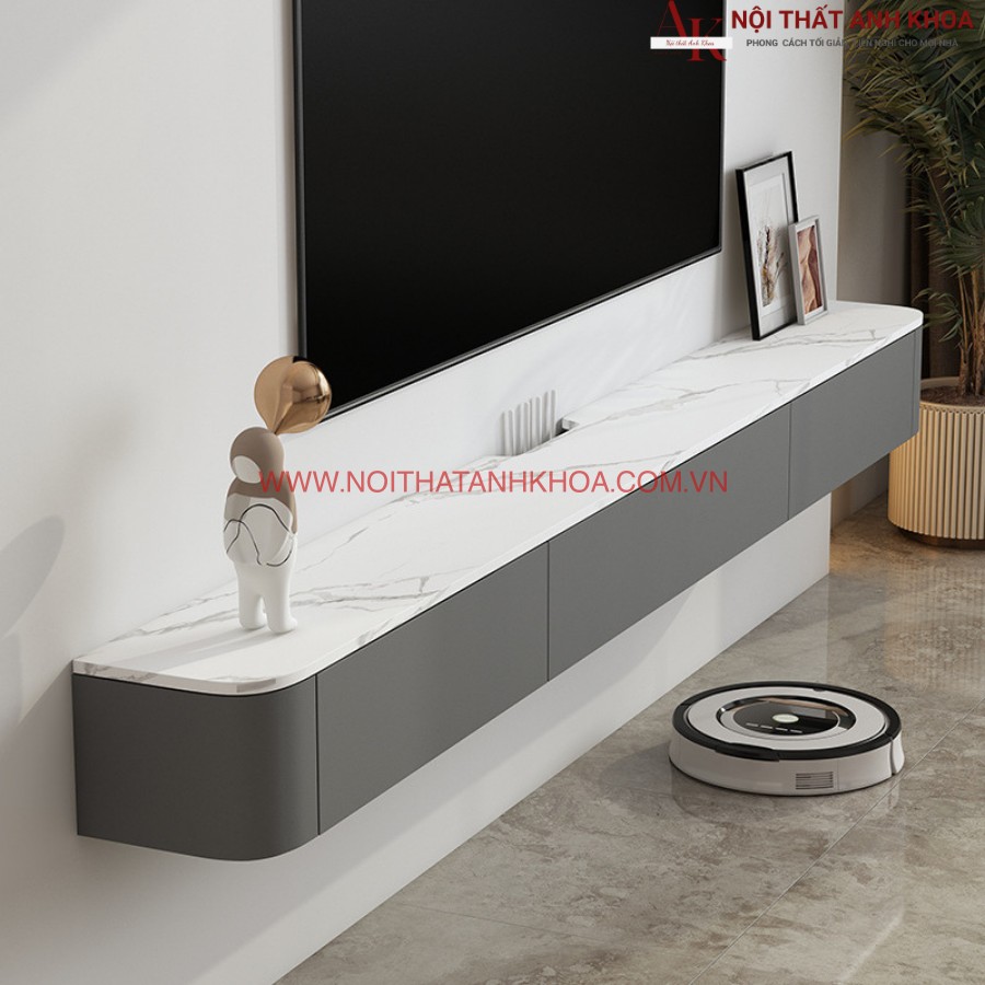 Kệ tivi treo tường thông minh hiện đại Kệ tivi treo tường thông minh hiện đại