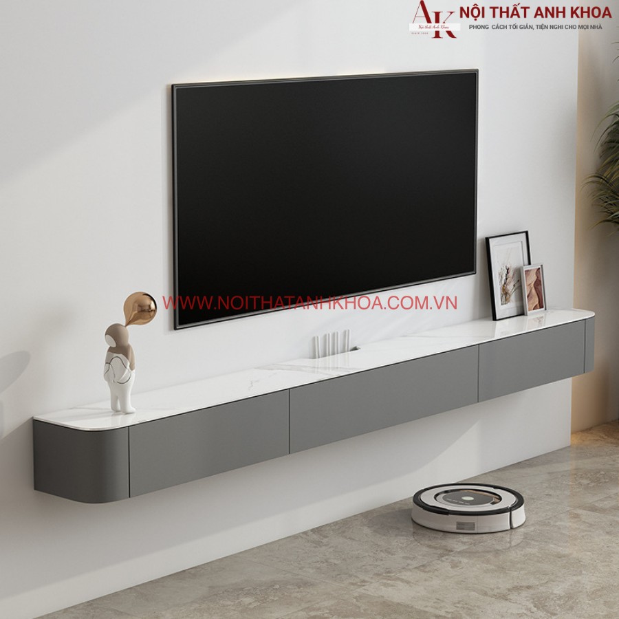 Kệ tivi treo tường thông minh hiện đại Kệ tivi treo tường thông minh hiện đại