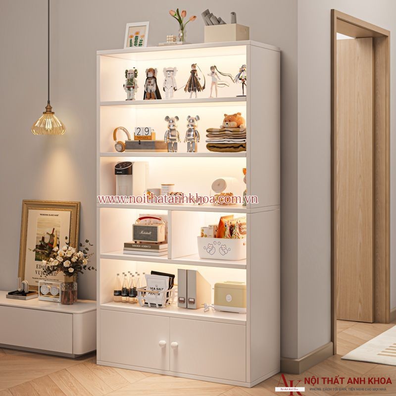 Kệ Trang Trí Có Led Gỗ Công Nghiệp Đẹp Hiện Đại Kệ Trang Trí Có Led Gỗ Công Nghiệp Đẹp Hiện Đại