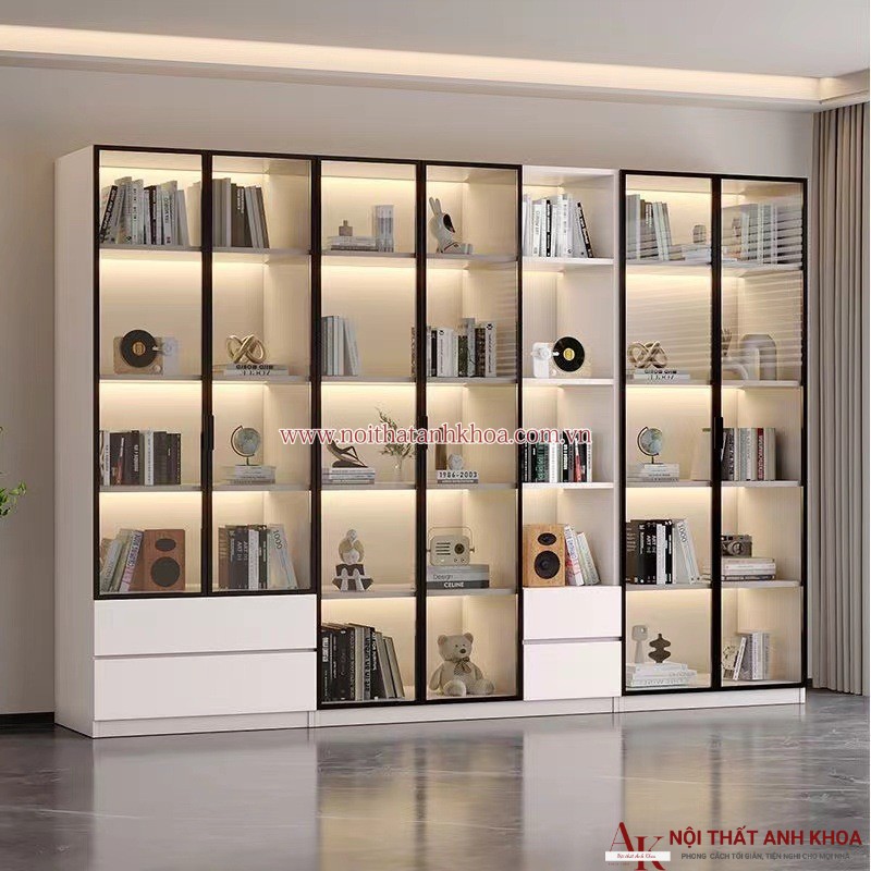 Kệ Trang Trí Phòng Khách Có Đèn Led Đẹp Hiện Đại Kệ Trang Trí Phòng Khách Có Đèn Led Đẹp Hiện Đại