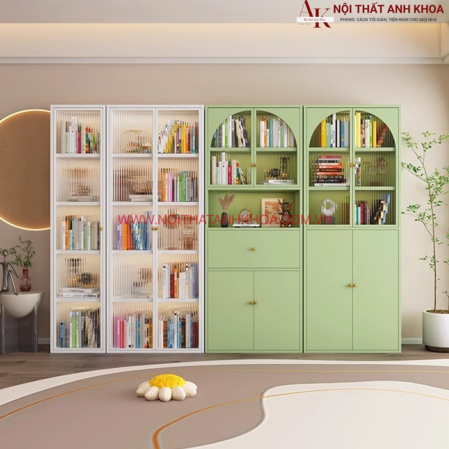 Kệ tủ trang trí đa dạng màu sắc Kệ tủ trang trí đa dạng màu sắc