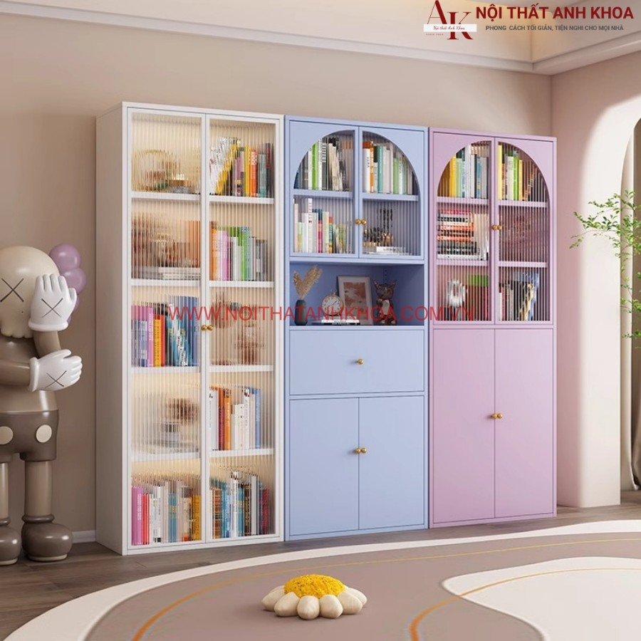 Kệ tủ trang trí đa dạng màu sắc Kệ tủ trang trí đa dạng màu sắc