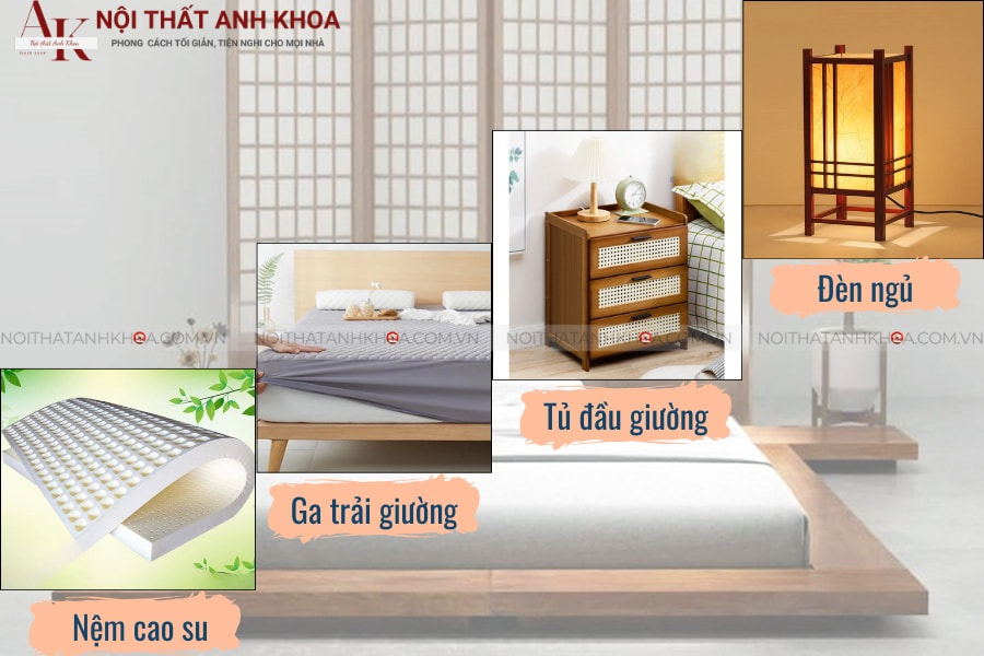 Gợi ý phối hợp nội thất của giường ngủ Nhật Bản Gợi ý phối hợp nội thất của giường ngủ Nhật Bản