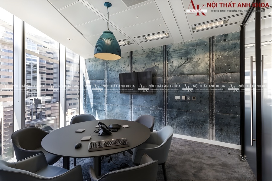 Bàn họp tròn 6 người - Giải pháp cho phòng họp nhỏ gọn Bàn họp tròn 6 người - Giải pháp cho phòng họp nhỏ gọn