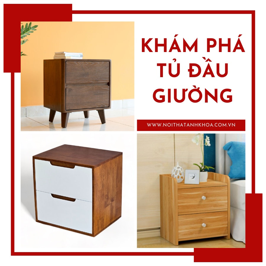 Khám phá tủ đầu giường gỗ công nghiệp Khám phá tủ đầu giường gỗ công nghiệp