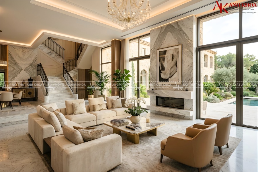 Xu hướng nội thất biệt thự sang trọng dẫn đầu năm 2026 Xu hướng nội thất biệt thự sang trọng dẫn đầu năm 2026