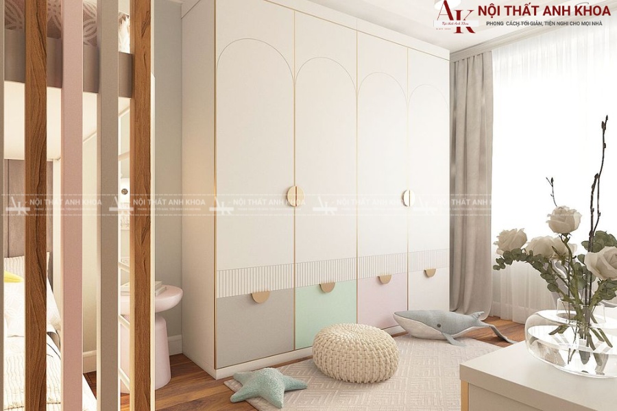 Không gian lý tưởng để đặt một chiếc tủ quần áo nhỏ Không gian lý tưởng để đặt một chiếc tủ quần áo nhỏ