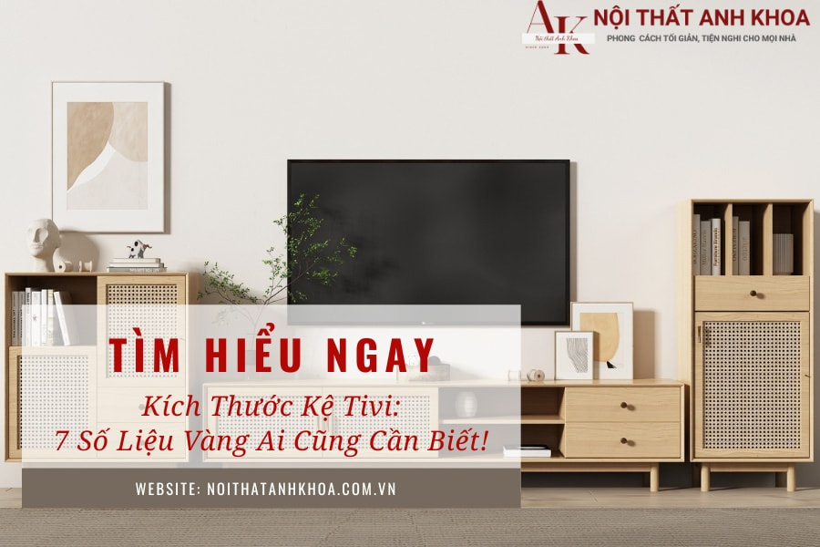 Kích thước kệ tivi: 7 số liệu vàng ai cũng cần biết! Kích thước kệ tivi: 7 số liệu vàng ai cũng cần biết!