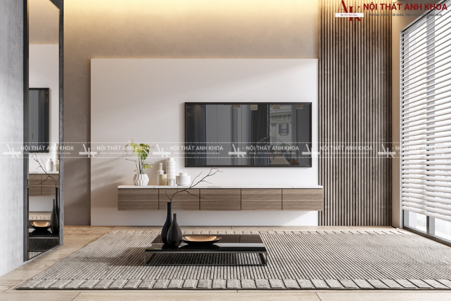 Kích thước kệ tivi gắn tường (kiểu hiện đại) Kích thước kệ tivi gắn tường (kiểu hiện đại)