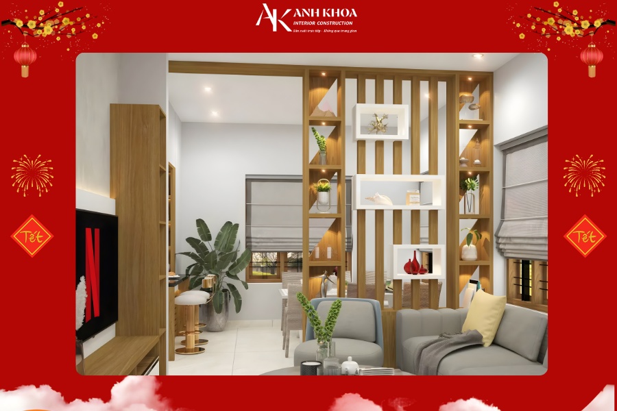 Vách ngăn phòng khách - Biến không gian thêm ấn tượng Vách ngăn phòng khách - Biến không gian thêm ấn tượng