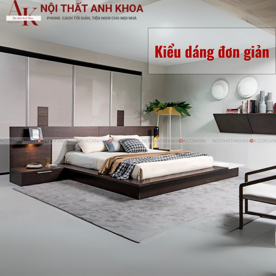Giường ngủ Nhật Bản kiểu dáng đơn giản đẹp, tinh tế Giường ngủ Nhật Bản kiểu dáng đơn giản đẹp, tinh tế