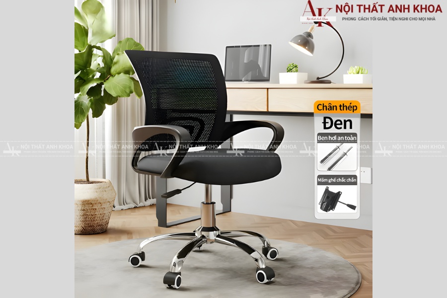 Ghế văn phòng nệm dày êm ái - Ngồi cả ngày không đau Ghế văn phòng nệm dày êm ái - Ngồi cả ngày không đau