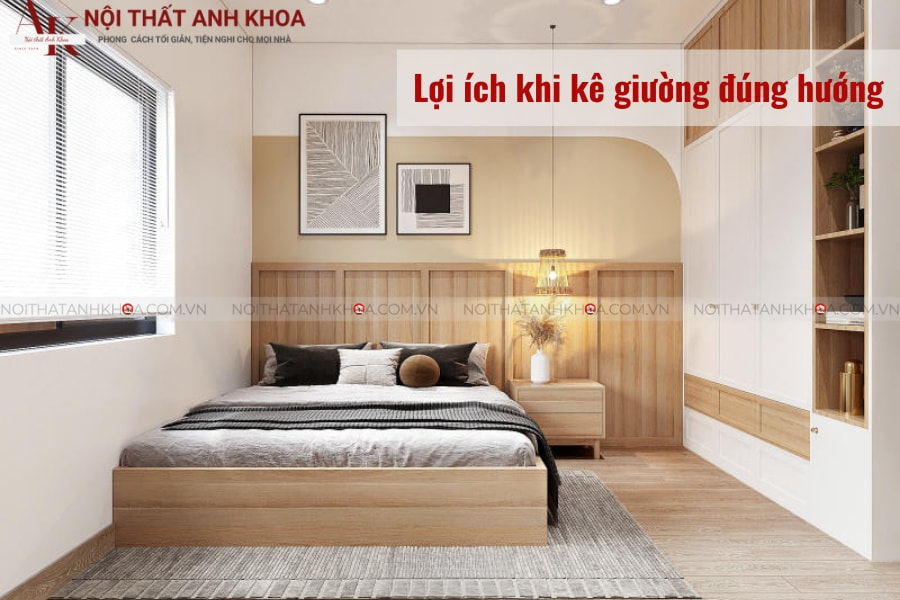 Lợi ích khi kê giường đúng hướng tại Anh Khoa Lợi ích khi kê giường đúng hướng tại Anh Khoa