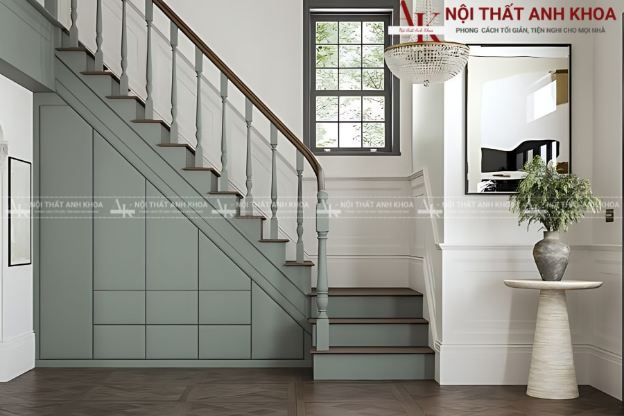 Lưu ý khi thiết kế tủ dưới cầu thang Lưu ý khi thiết kế tủ dưới cầu thang