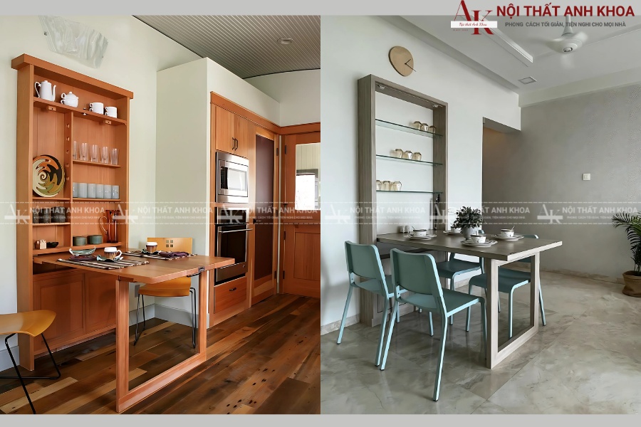 Mẫu bàn ăn nhỏ xinh kiểu quầy bar Mẫu bàn ăn nhỏ xinh kiểu quầy bar