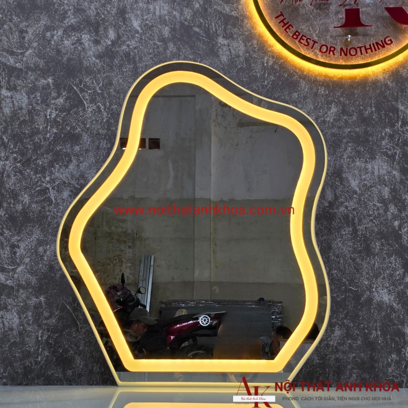 Gương bàn trang điểm 3 chế độ led Gương bàn trang điểm 3 chế độ led