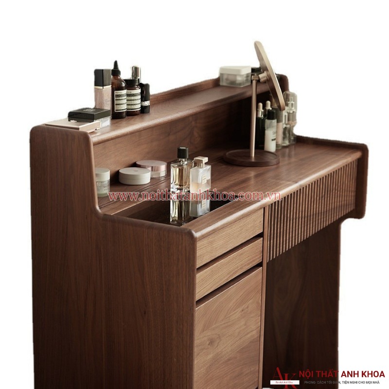 Mẫu bàn trang điểm gỗ sồi cao cấp sang trọng Mẫu bàn trang điểm gỗ sồi cao cấp sang trọng