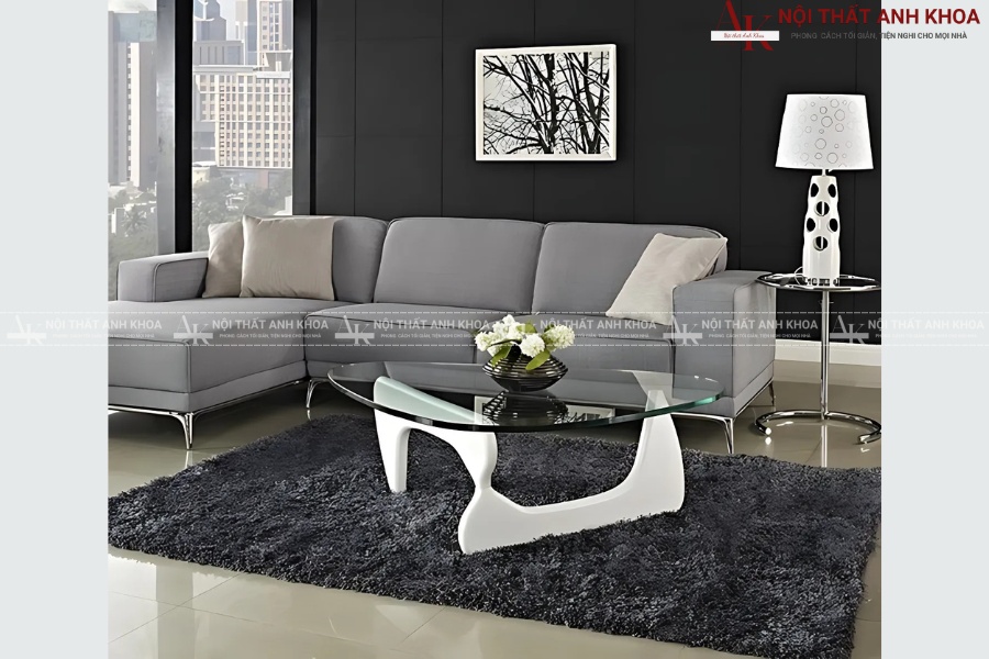 Bàn sofa kính nhập khẩu đẹp - Tạo điểm nhấn khó quên cho phòng khách Bàn sofa kính nhập khẩu đẹp - Tạo điểm nhấn khó quên cho phòng khách