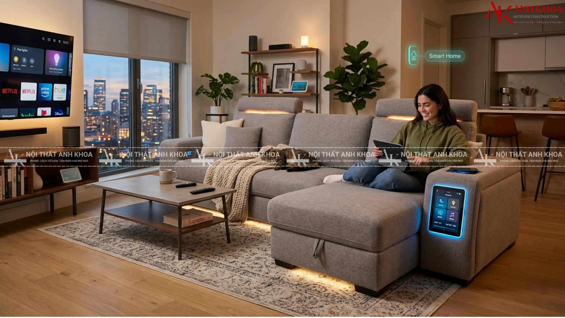 Sofa thông minh cho chung cư - Nhỏ gọn nhưng đầy tiện nghi Sofa thông minh cho chung cư - Nhỏ gọn nhưng đầy tiện nghi