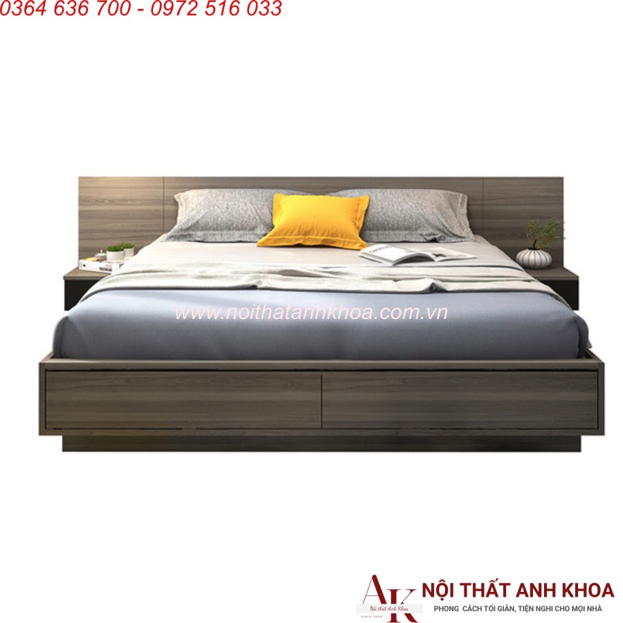 Mẫu Giường Ngủ Thông Minh Hiện Đại Gỗ MDF Cao Cấp Mẫu Giường Ngủ Thông Minh Hiện Đại Gỗ MDF Cao Cấp