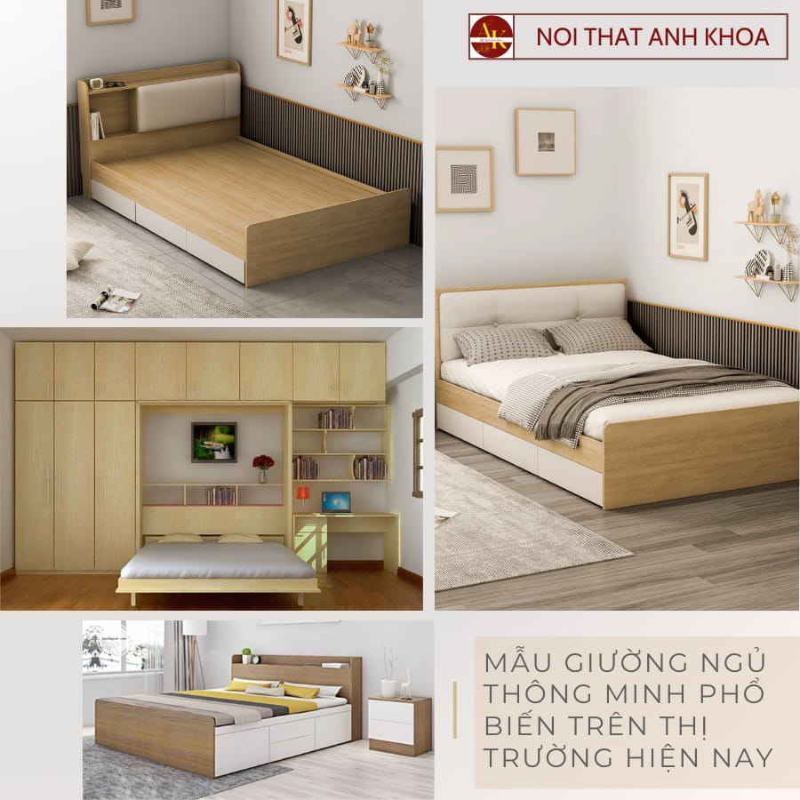 Những mẫu giường ngủ thông minh phổ biến trên thị trường hiện nay Những mẫu giường ngủ thông minh phổ biến trên thị trường hiện nay