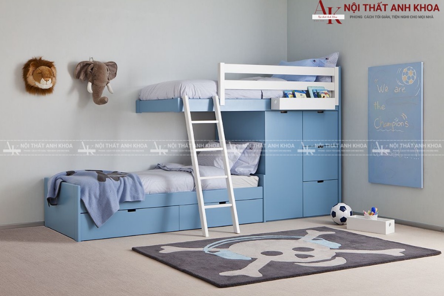 Mẫu giường tầng gỗ kích thước chuẩn - Chọn chất liệu nào tốt nhất? Mẫu giường tầng gỗ kích thước chuẩn - Chọn chất liệu nào tốt nhất?