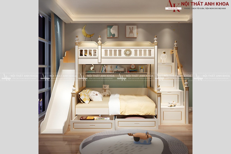 Mẫu giường tầng cho bé được ưa chuộng nhất Mẫu giường tầng cho bé được ưa chuộng nhất