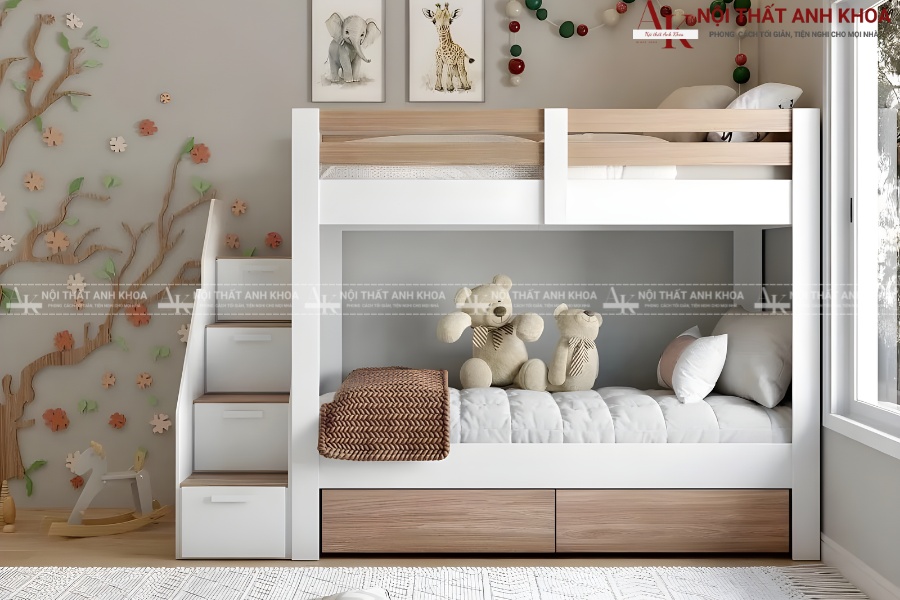 Mẫu giường tầng mini cho phòng siêu nhỏ Mẫu giường tầng mini cho phòng siêu nhỏ