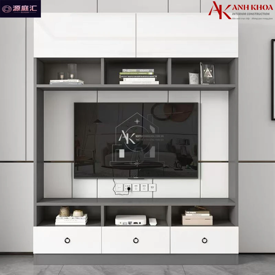 Mẫu kệ Tivi gỗ công nghiệp thiết kế hiện đại Mẫu kệ Tivi gỗ công nghiệp thiết kế hiện đại