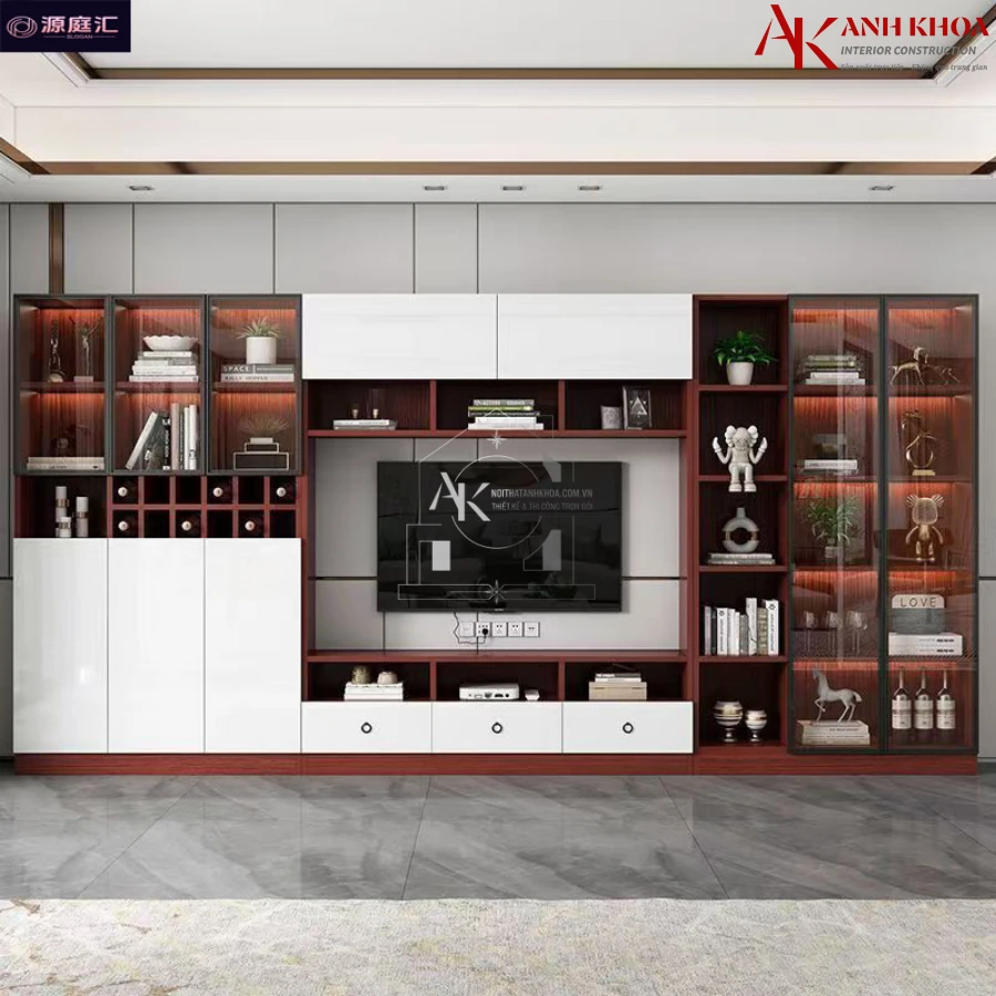 Mẫu kệ Tivi gỗ công nghiệp thiết kế hiện đại Mẫu kệ Tivi gỗ công nghiệp thiết kế hiện đại
