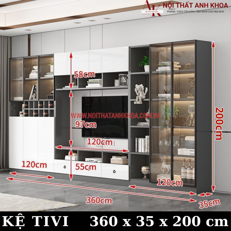 Kích thước mẫu kệ tivi phòng khách gỗ công nghiệp hiện đại sang trọng Kích thước mẫu kệ tivi phòng khách gỗ công nghiệp hiện đại sang trọng