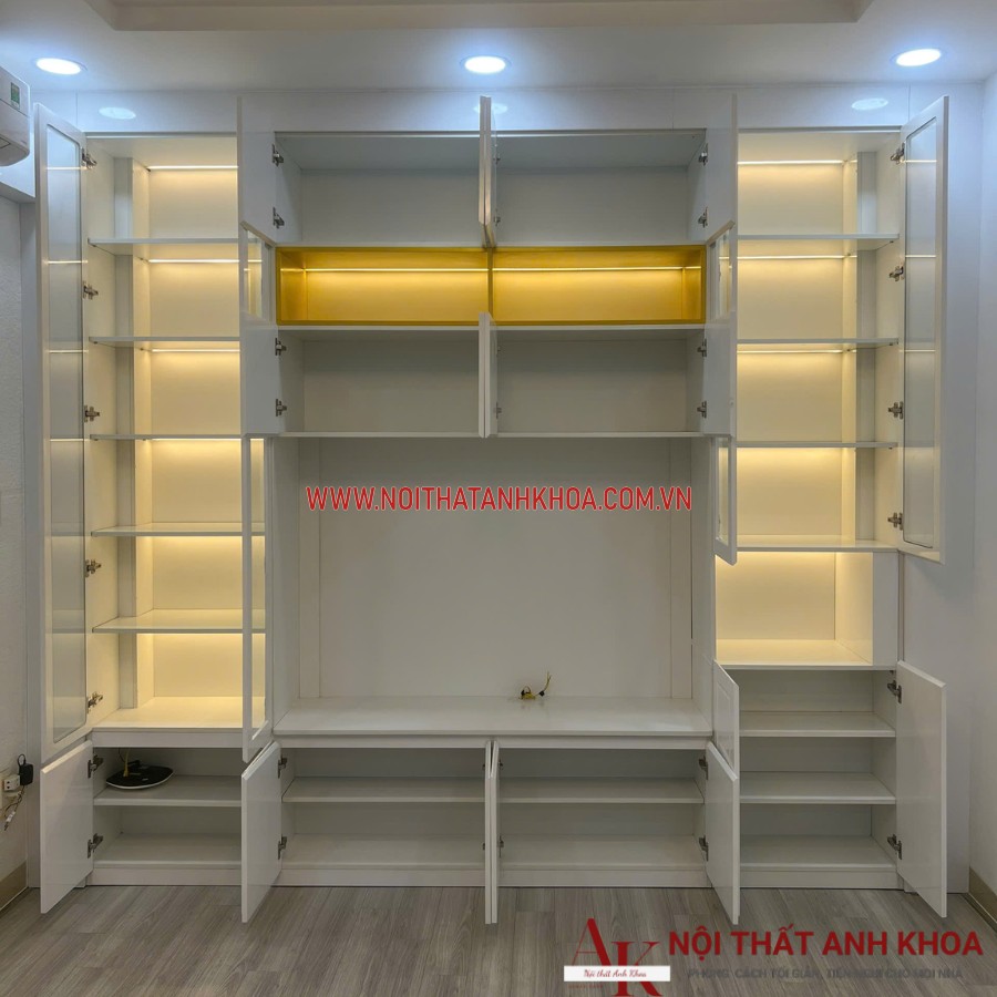 Mẫu kệ tivi phòng khách gỗ công nghiệp được làm từ gỗ công nghiệp MDF Mẫu kệ tivi phòng khách gỗ công nghiệp được làm từ gỗ công nghiệp MDF