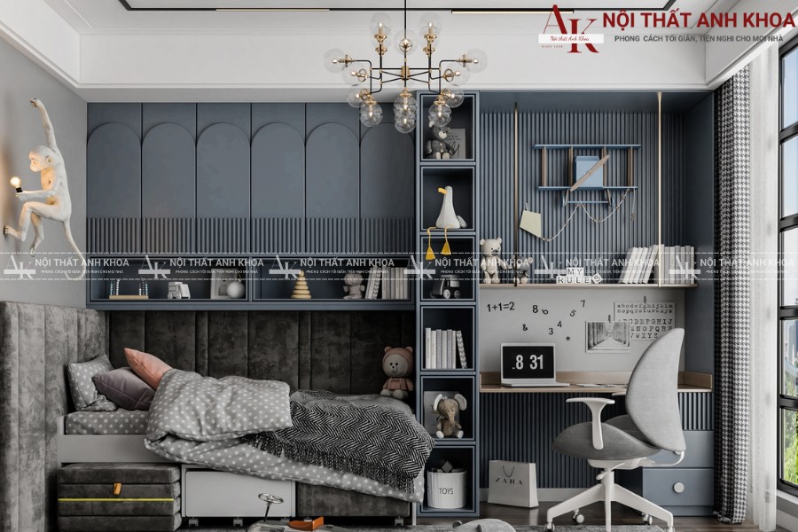 Mẫu nội thất cho bé trai cao cấp sang trọng Mẫu nội thất cho bé trai cao cấp sang trọng