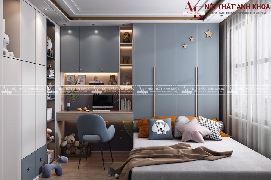 Mẫu nội thất cho bé trai cao cấp sang trọng Mẫu nội thất cho bé trai cao cấp sang trọng