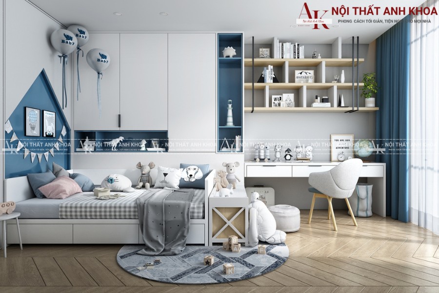 Mẫu nội thất cho bé trai cao cấp sang trọng Mẫu nội thất cho bé trai cao cấp sang trọng