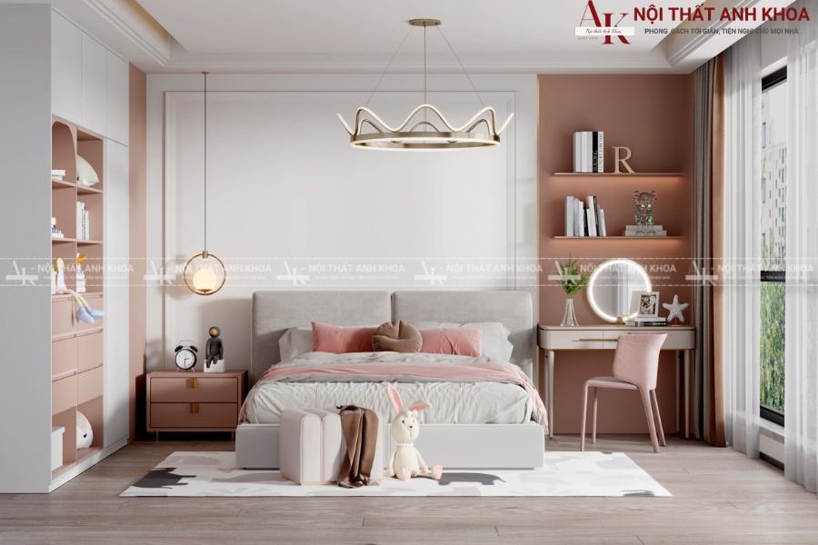 Mẫu phòng ngủ công chúa cho bé gái Mẫu phòng ngủ công chúa cho bé gái