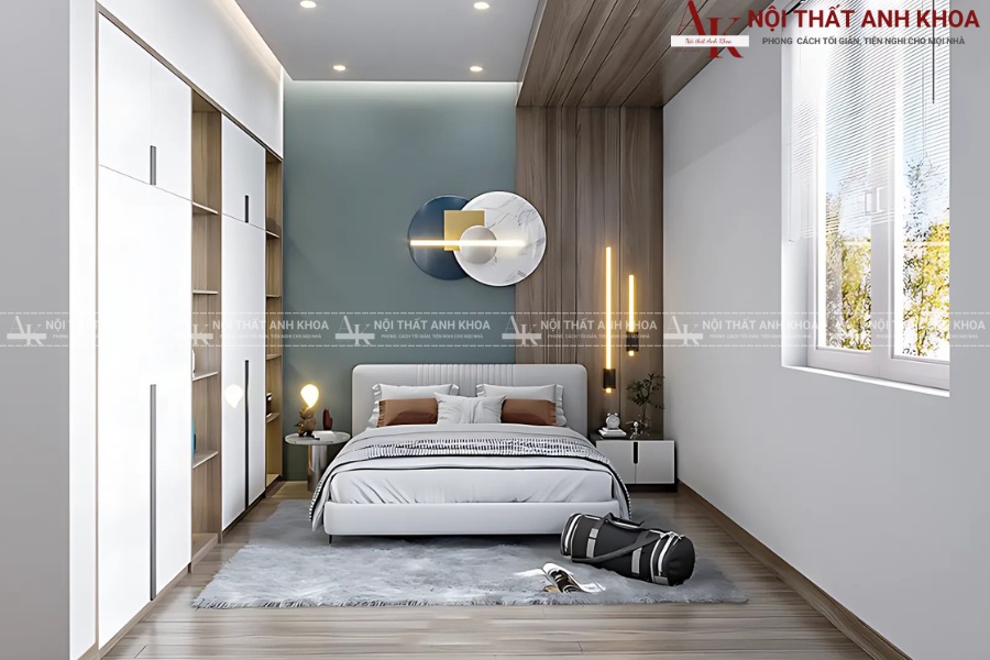 Thiết kế nội thất phòng ngủ nhà ống ấm cúng Thiết kế nội thất phòng ngủ nhà ống ấm cúng